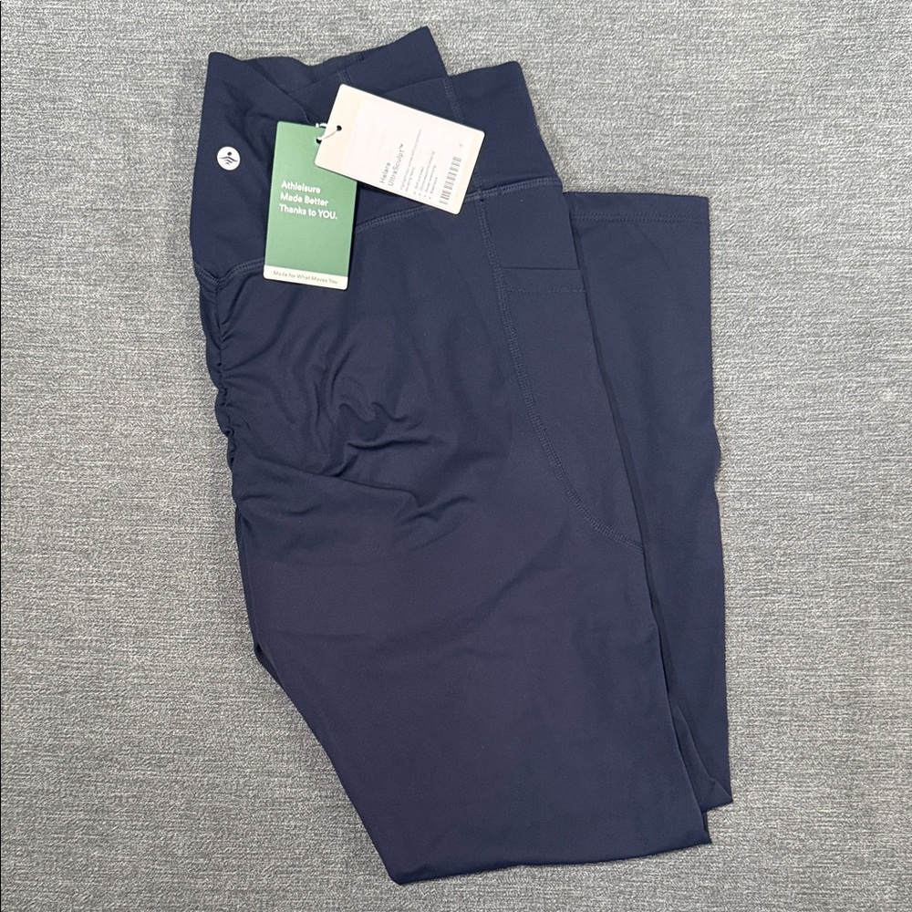Halara UltraSculpt 7/8 Large Navy NWT